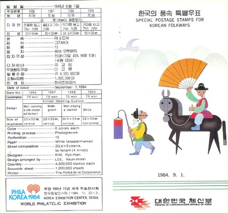 1984/ �ѱ��� ǳ�� Ư�� �ȳ���(����)