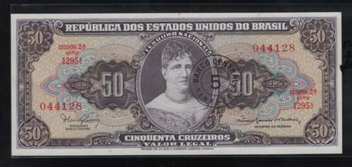 Brazil(�����)/ 50 Cruzeiros (÷��) �̻��