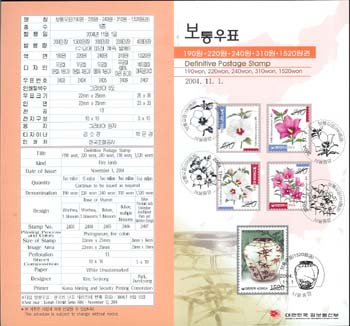 2004/ �����ǥ ����ȭ �� 5�� (190��, 220��, 240��, 310��, 1520����) �ȳ���