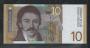 Serbia(�������)/ 10 Dinara AA�� ������ȣ